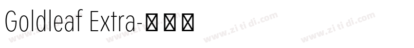 Goldleaf Extra字体转换 Goldleaf Extra字体转换